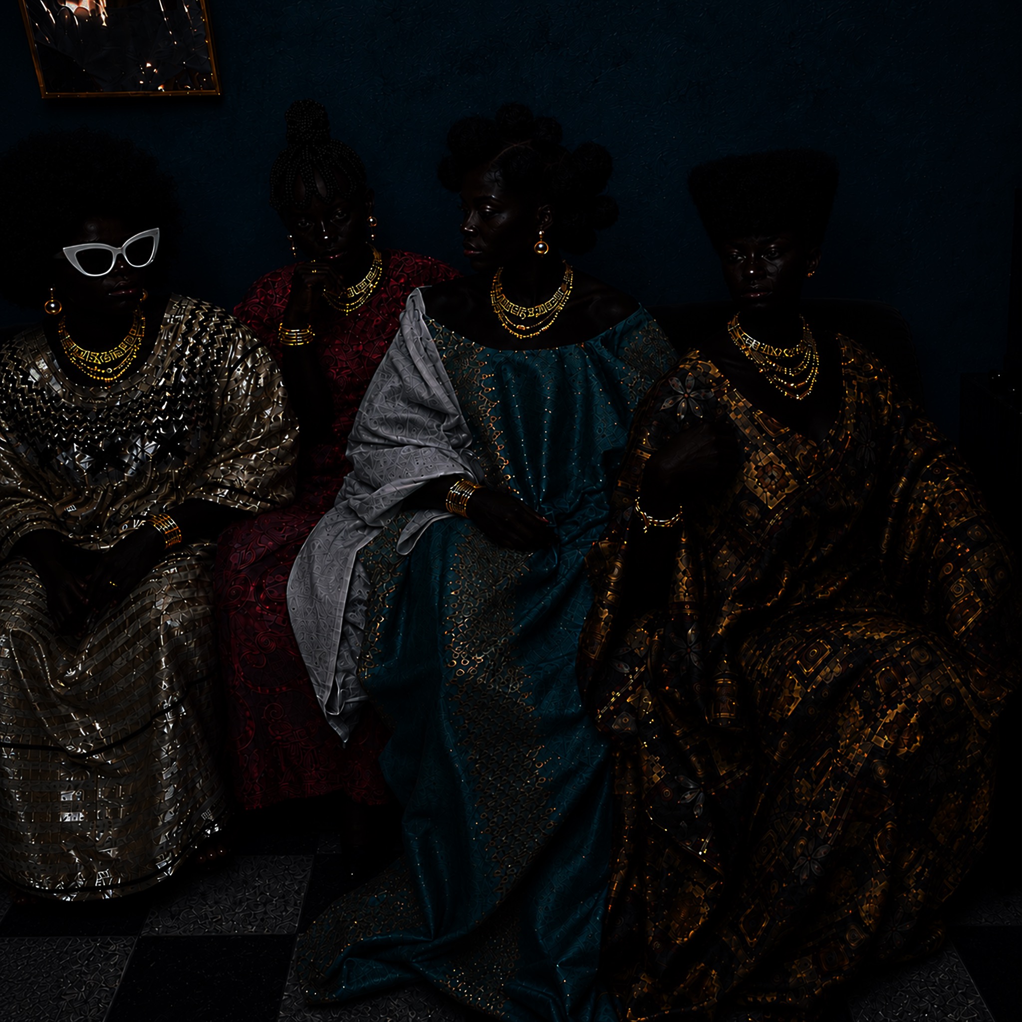 Family Council — fine art print by Fola Adeleke